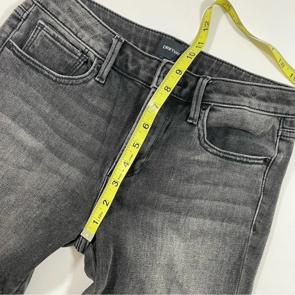 Driftwood Jackie Skinny Jeans Raw Hem Embroidered - Picture 6 of 9